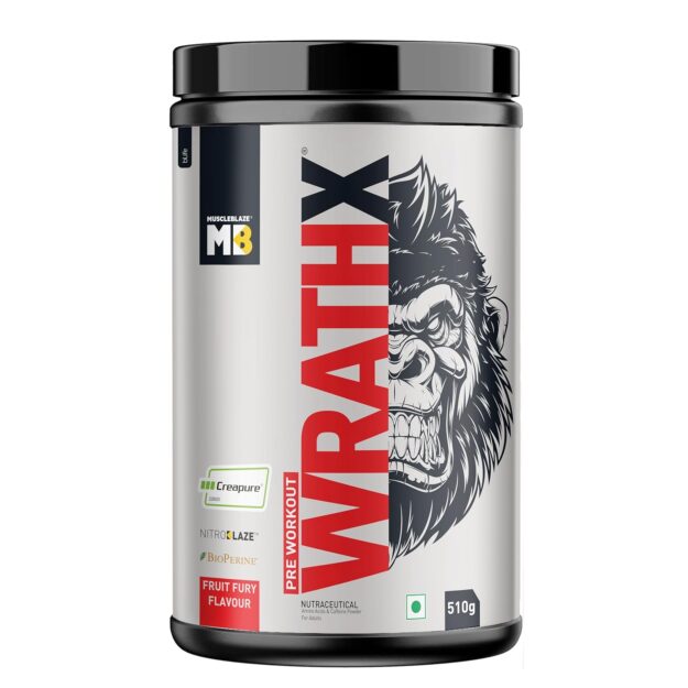 MuscleBlaze Pre Workout WrathX Powder