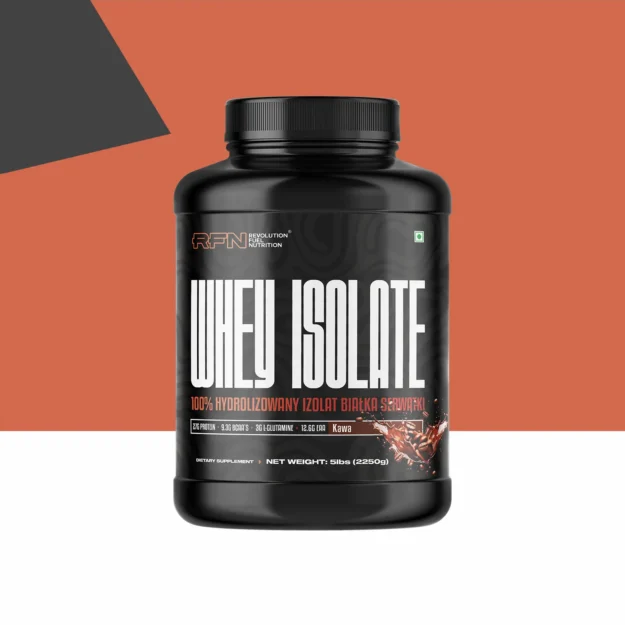 RFN Isolate Whey 2250g | 75 Servings, 27g Protein, 9.3g BCAA & 12.6g