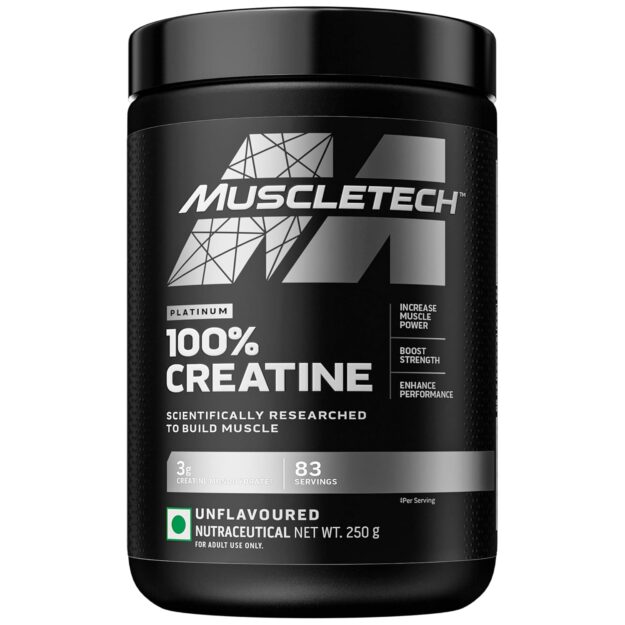 MuscleTech Platinum Creatine Monohydrate Powder | 3 g Creatine Per Serving